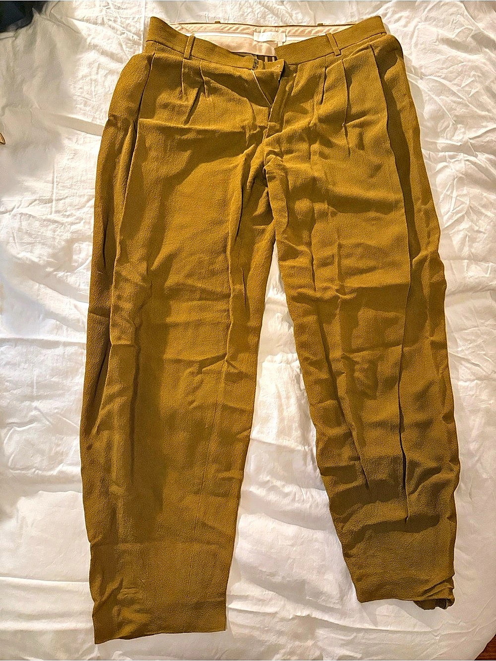 Chloé Mustard Trousers Size Medium Like New